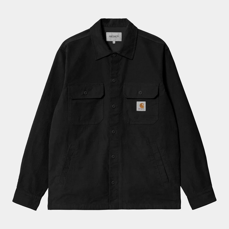 Carhartt WIP Herren Dixon Hemdjacke – Schwarz