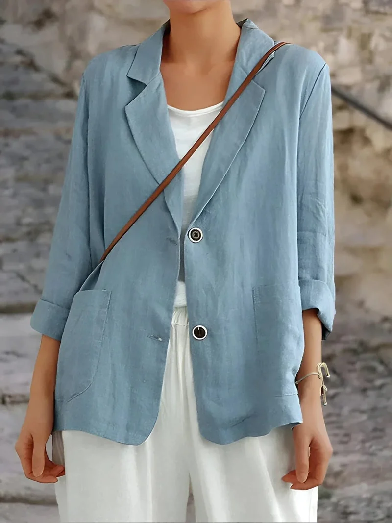 Greta | Damen Business Blazer mit Knöpfen