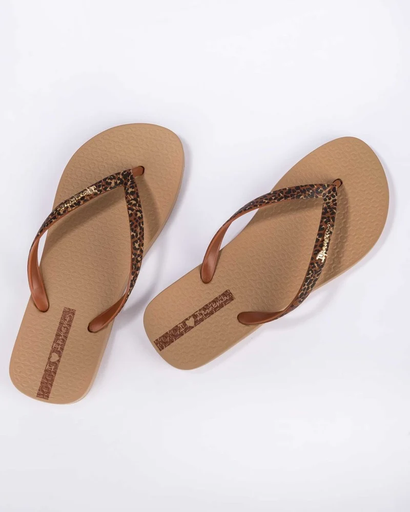 Ipanema Damen Duna Animal Sandalen – Hellbraun