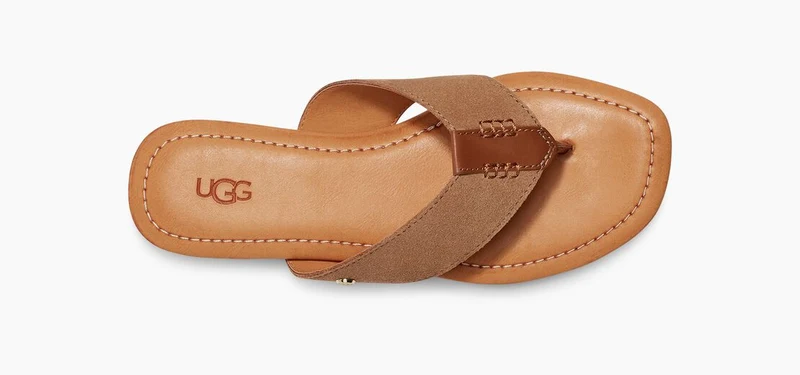 UGG Damen Carey Flip Flop – Kastanie