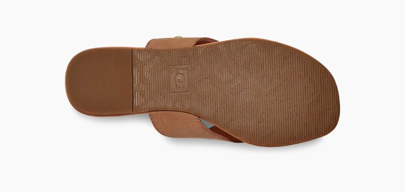 UGG Damen Carey Flip Flop – Kastanie