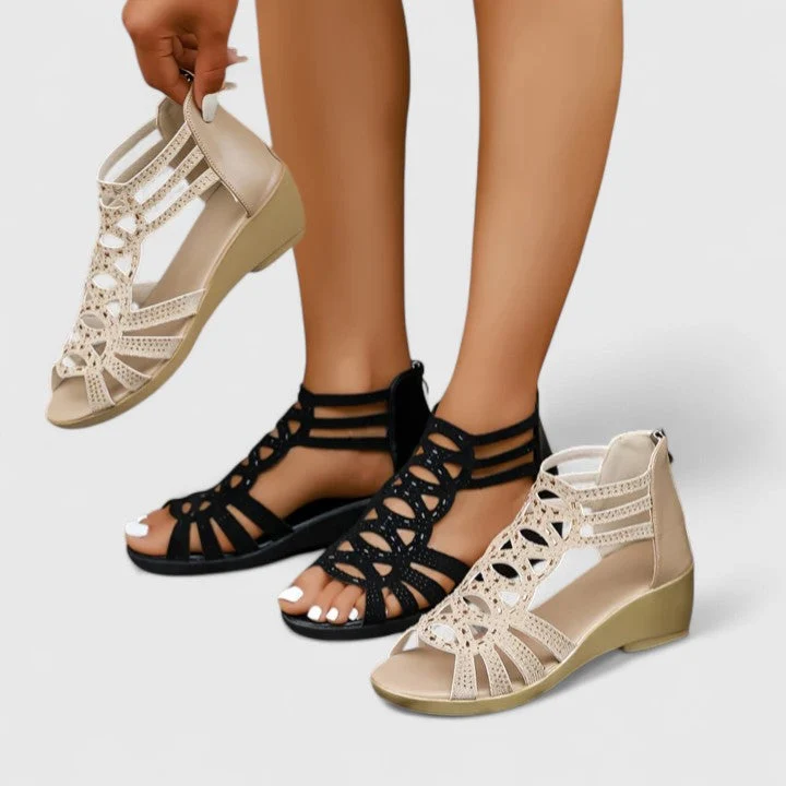 Solara | Damen Orthopädische Riemchensandalen