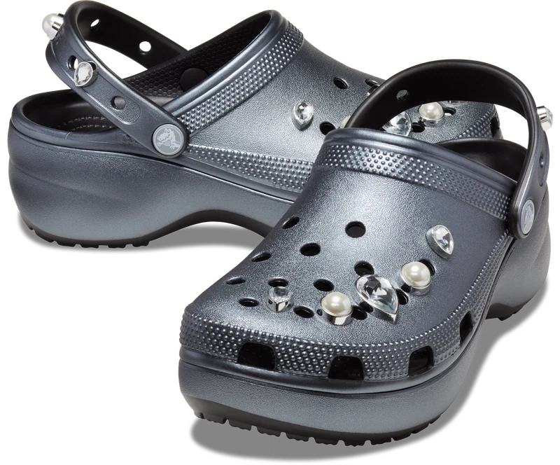 Crocs Unisex Classic Crystal Pearls Clog – Schwarz