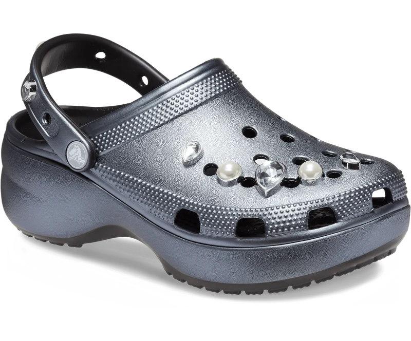 Crocs Unisex Classic Crystal Pearls Clog – Schwarz
