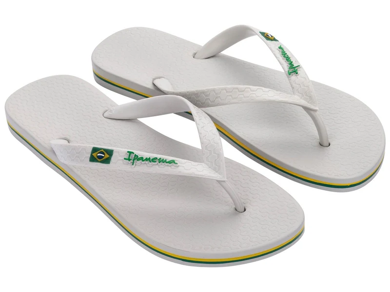 Ipanema Herren Classic Brazil Flip Flops - Hellgrau