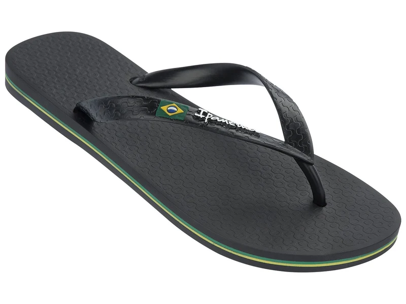 Ipanema Herren Classic Brazil Flip Flops – Schwarz