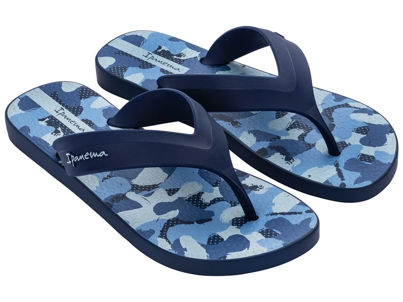 Ipanema Herren Deck Plus Camo Flip Flops – Marineblau