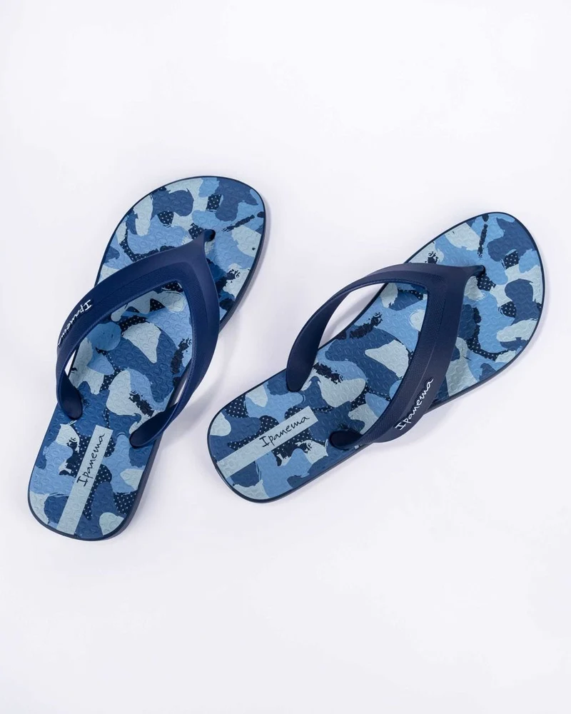Ipanema Herren Deck Plus Camo Flip Flops – Marineblau