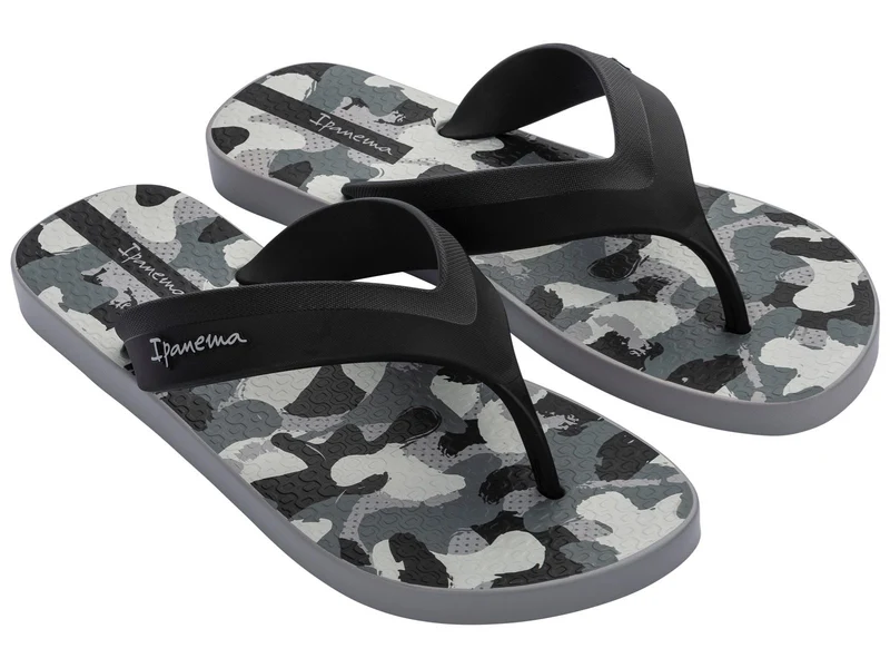 Ipanema Herren Deck Plus Camo Flip Flops - Schwarz