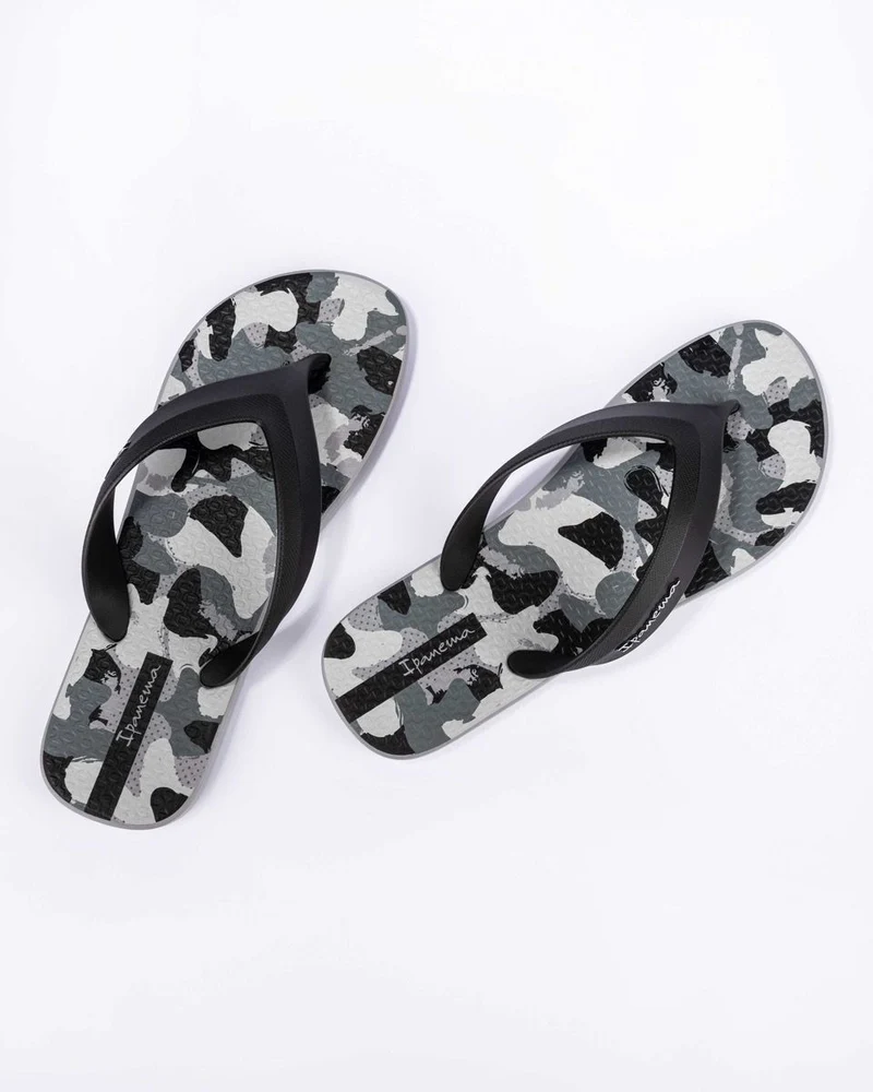 Ipanema Herren Deck Plus Camo Flip Flops - Schwarz