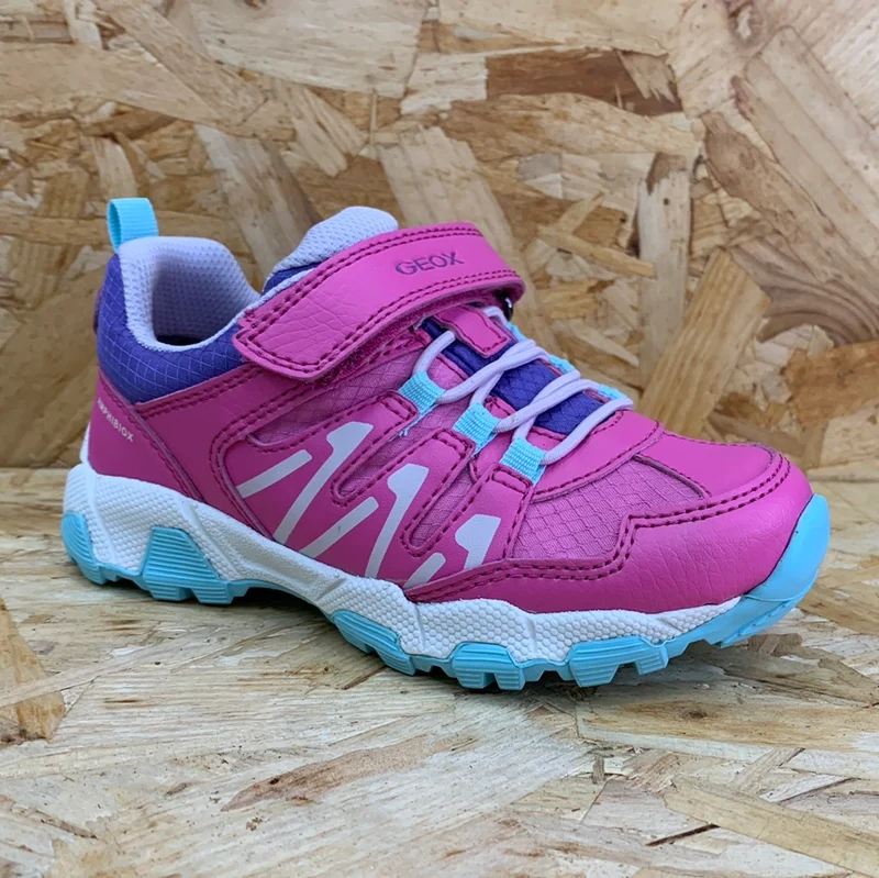 Geox Wasserdichte Kinder-Magnetar-Turnschuhe – Fuchsia / Violett