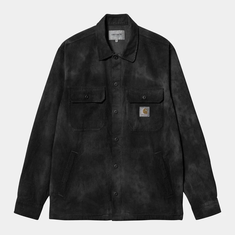 Carhartt WIP Dixon Chromo Hemdjacke für Herren – Schwarz