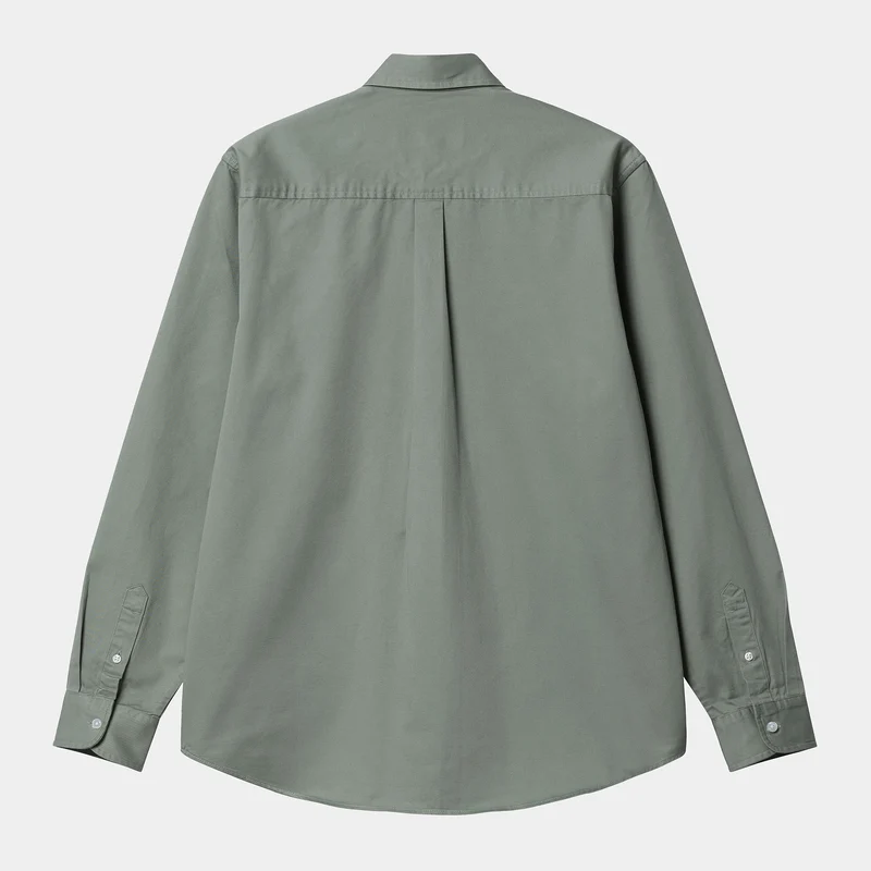 Carhartt WIP Herren Madison Langarmhemd – Yucca
