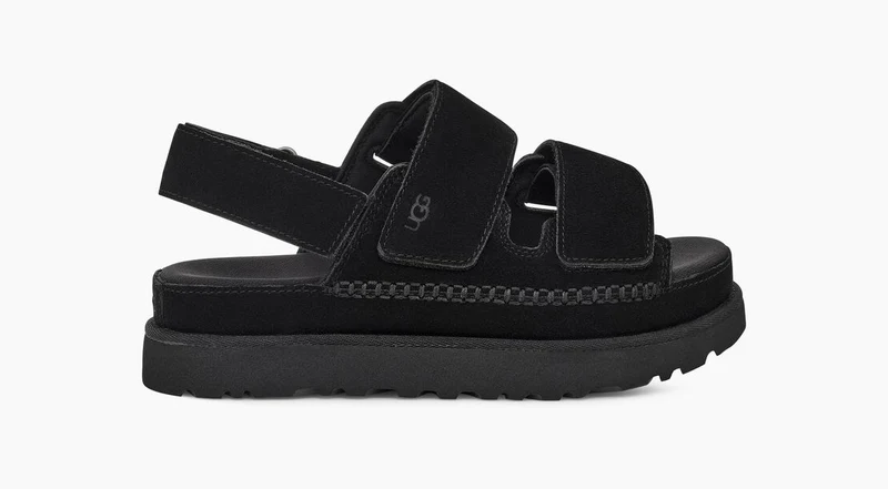 UGG Goldenstar Slingback-Sandale für Damen – Schwarz
