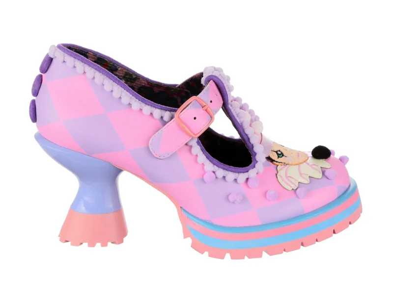 Irregular Choice Damen Cirque Du YAY High Heel - Rosa/Lila
