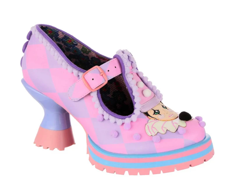 Irregular Choice Damen Cirque Du YAY High Heel - Rosa/Lila