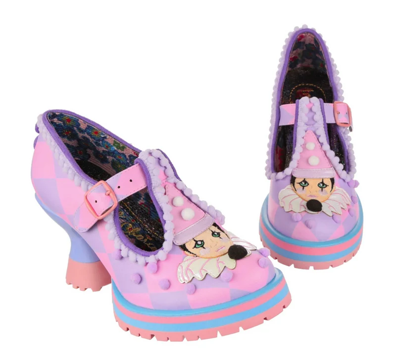 Irregular Choice Damen Cirque Du YAY High Heel - Rosa/Lila