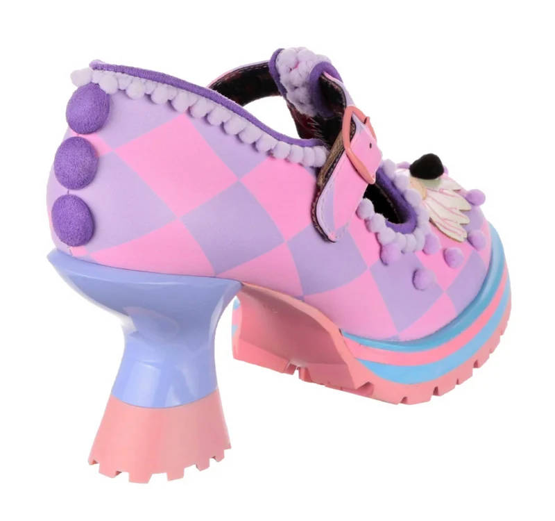 Irregular Choice Damen Cirque Du YAY High Heel - Rosa/Lila