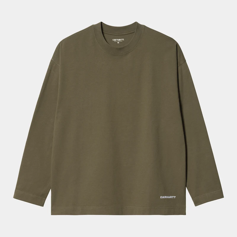 Carhartt WIP Herren Link Langarm-T-Shirt – Brennnessel