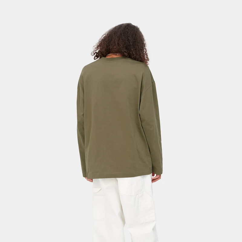 Carhartt WIP Herren Link Langarm-T-Shirt – Brennnessel