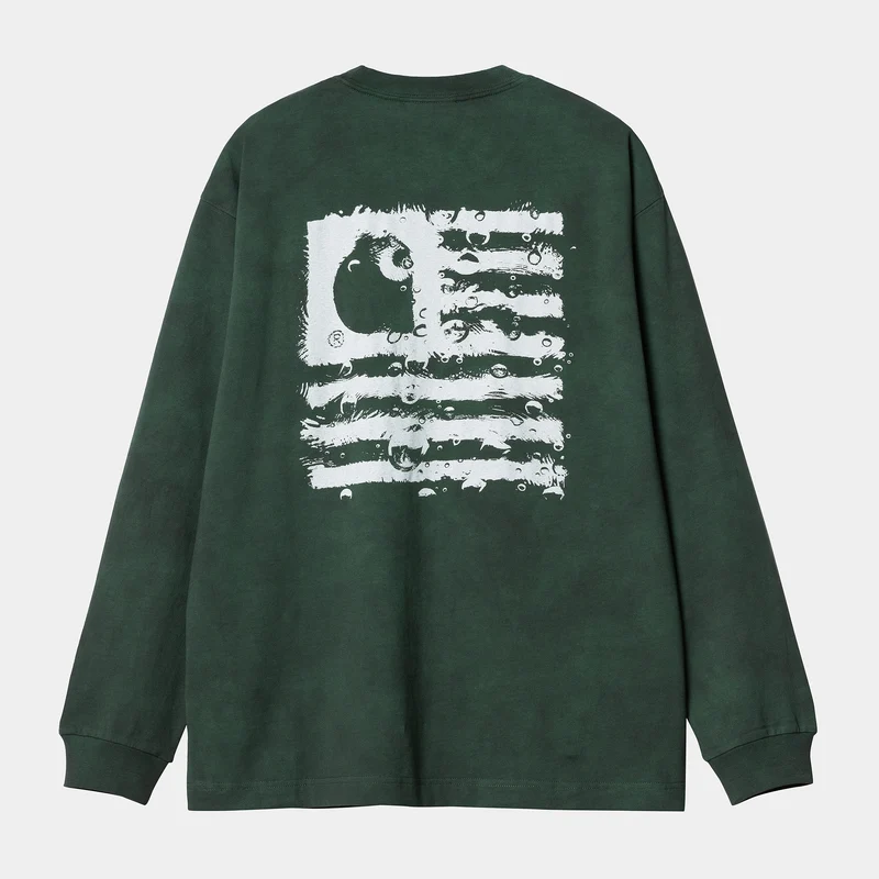 Carhartt WIP Herren Chromo Langarm-T-Shirt – Treehouse