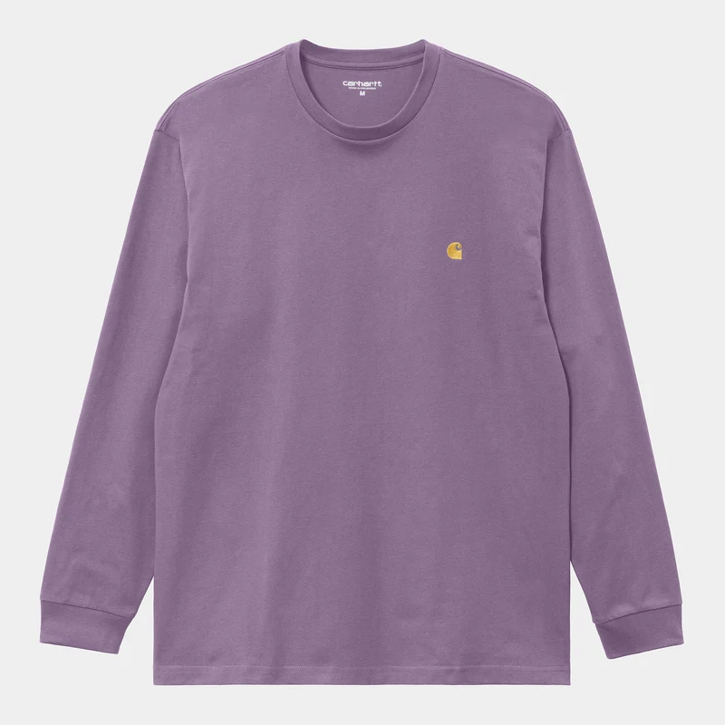 Carhartt WIP Herren Chase Langarm-T-Shirt – Violanda