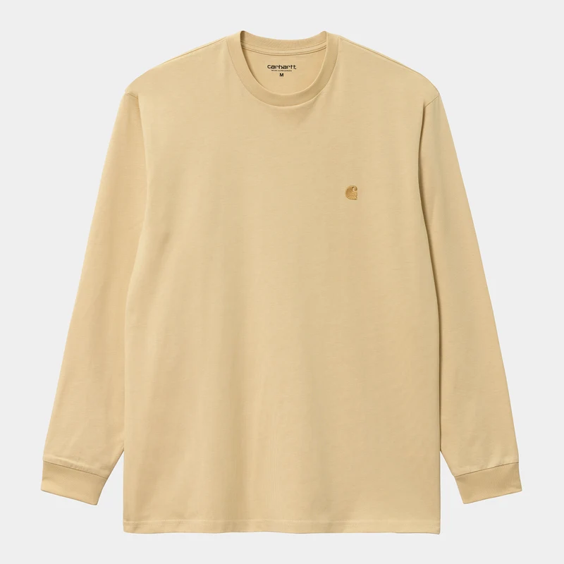 Carhartt WIP Herren Chase Langarm-T-Shirt – Citron