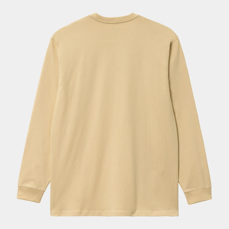 Carhartt WIP Herren Chase Langarm-T-Shirt – Citron