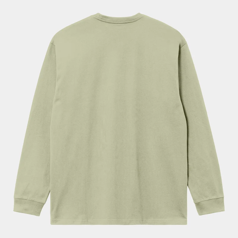 Carhartt WIP Herren Chase Langarm-T-Shirt – Agave
