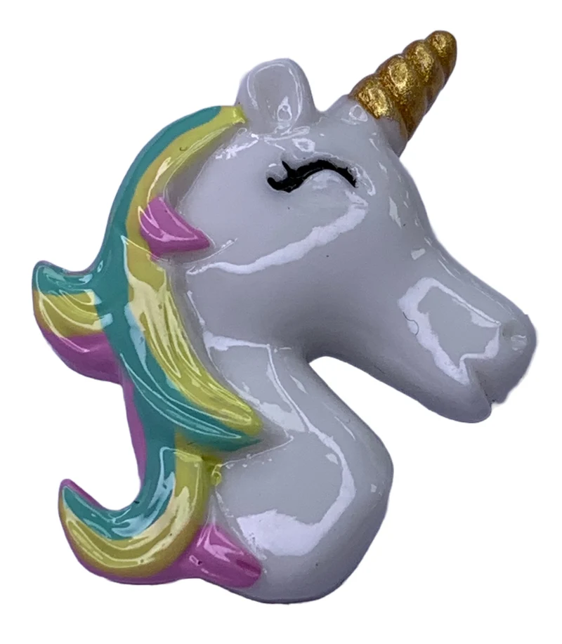 Crocs Jibbitz Fantastischer Einhorn-Anhänger aus Kunststoff