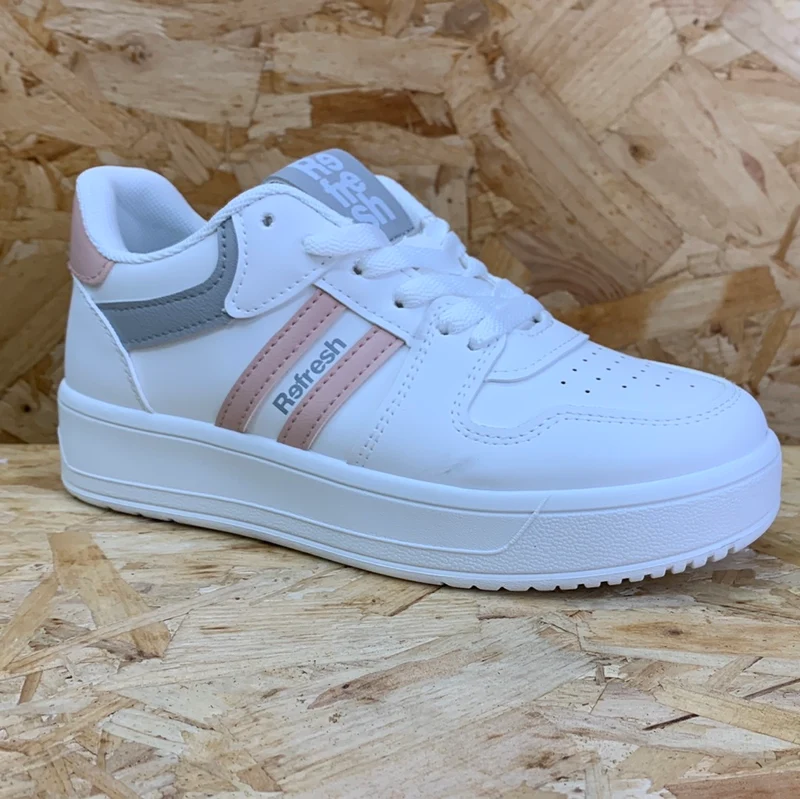 Refresh Modische Damen-Sneaker – Weiß