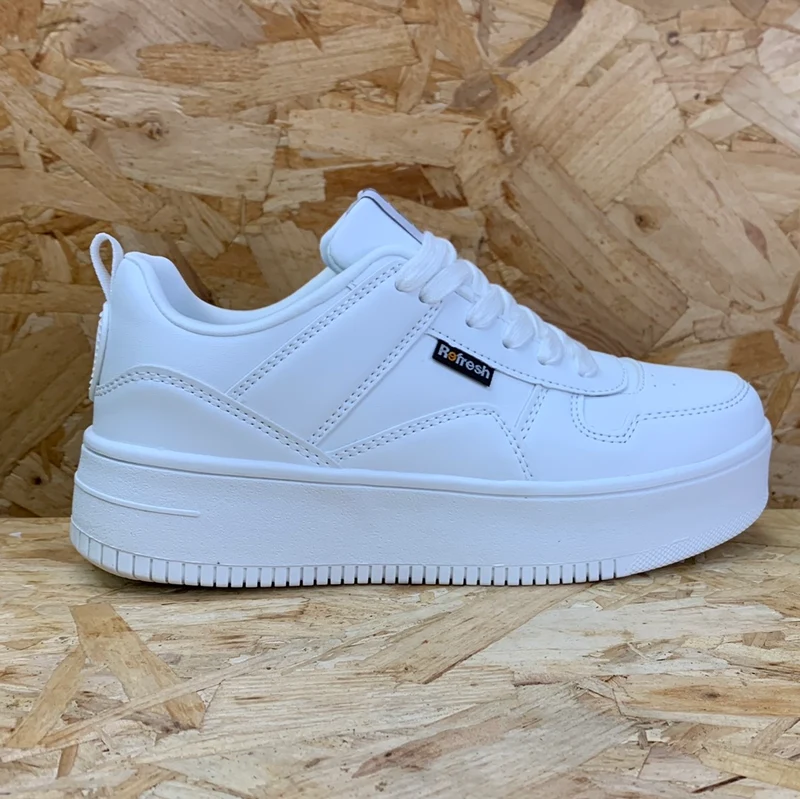 Refresh Modische Damen-Sneaker – Weiß