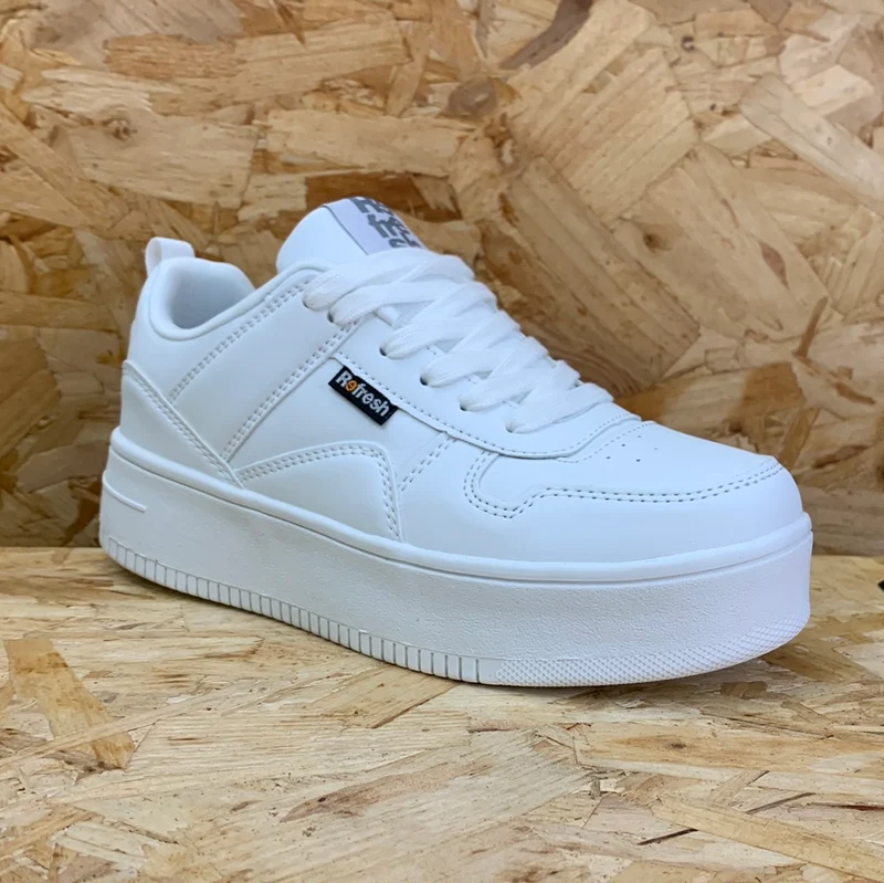 Refresh Modische Damen-Sneaker – Weiß
