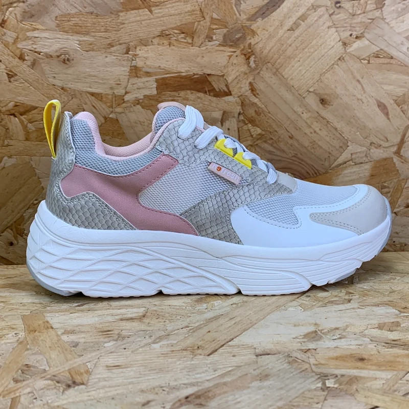 Refresh Modische Damen-Sneaker – Eisweiß