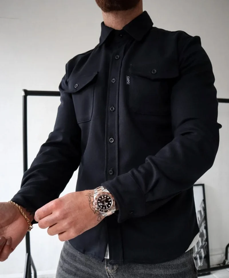 Konstantin | Herren Langarm Freizeithemd