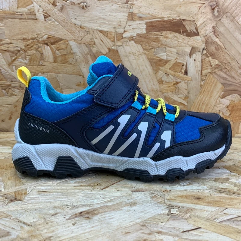 Geox Wasserdichte Kinder-Magnetar-Turnschuhe – Royal / Navy