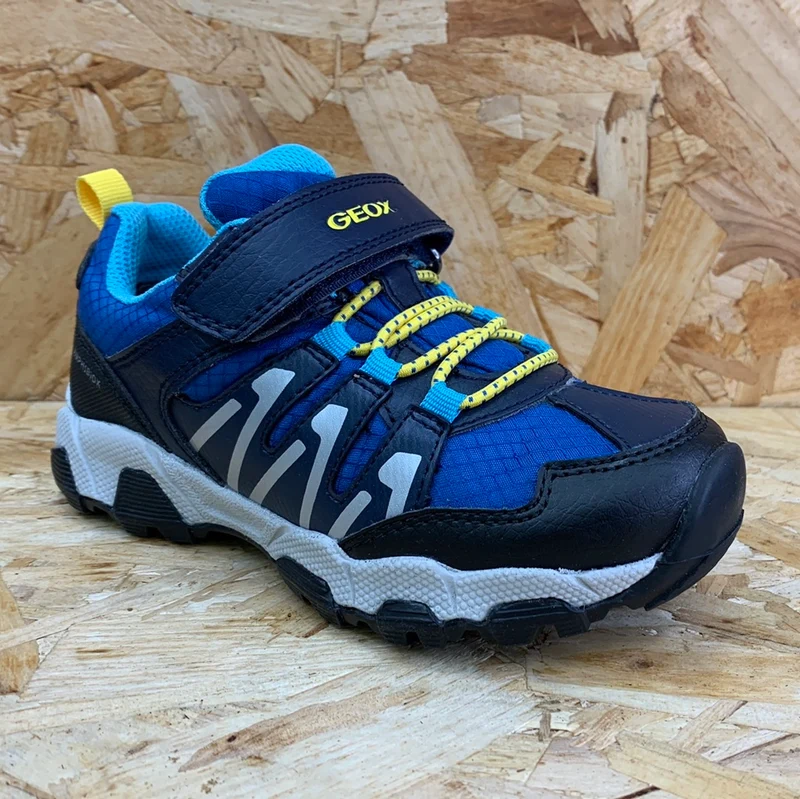 Geox Wasserdichte Kinder-Magnetar-Turnschuhe – Royal / Navy