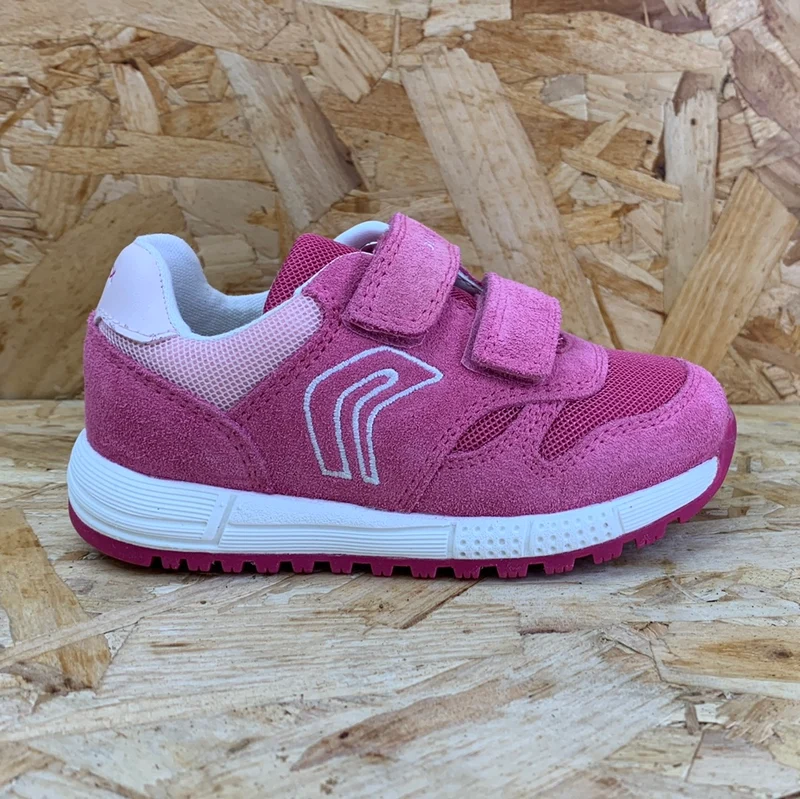 Geox Baby-Alben-Sneaker aus Wildleder – Fuchsia / Pink