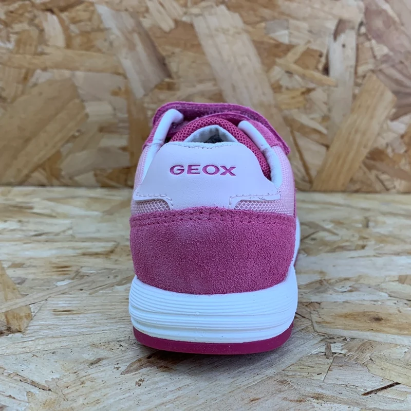 Geox Baby-Alben-Sneaker aus Wildleder – Fuchsia / Pink