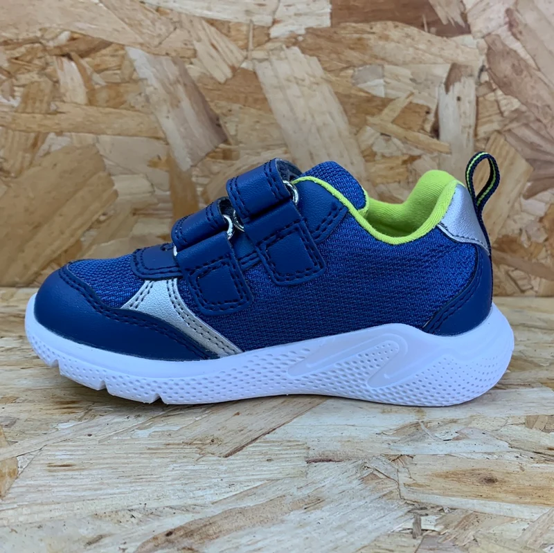 Geox Sprintye-Trainer für Kleinkinder – Jeans/Limette
