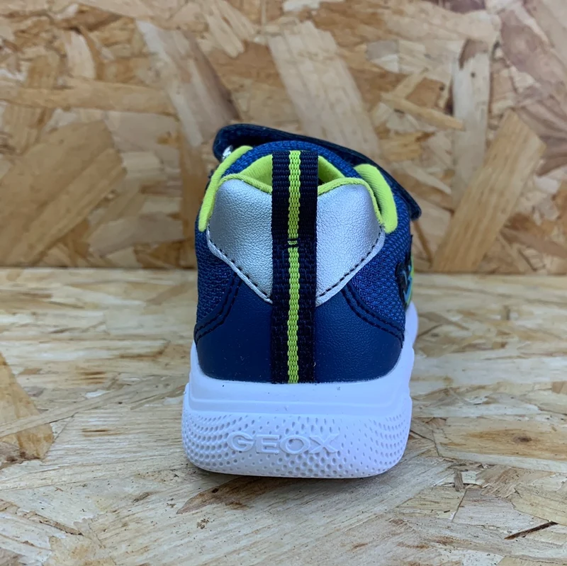 Geox Sprintye-Trainer für Kleinkinder – Jeans/Limette