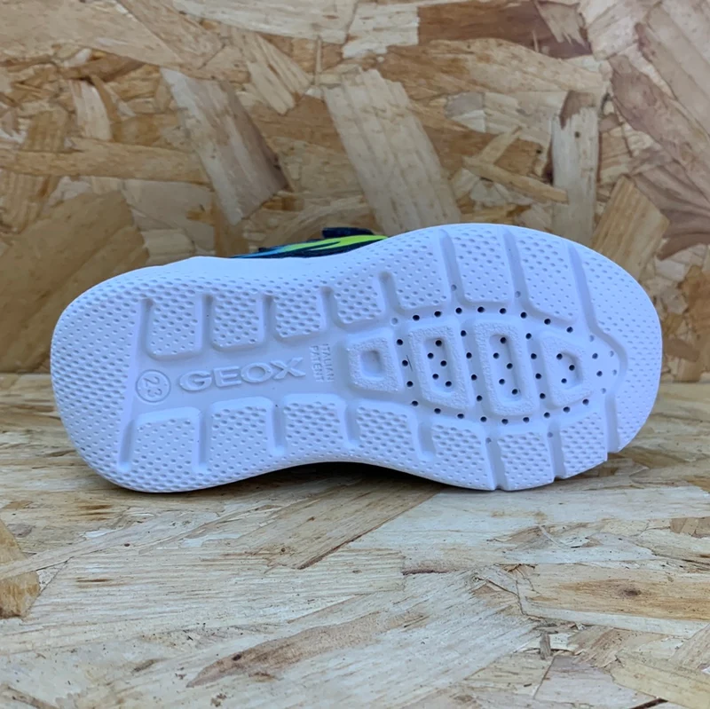 Geox Sprintye-Trainer für Kleinkinder – Jeans/Limette