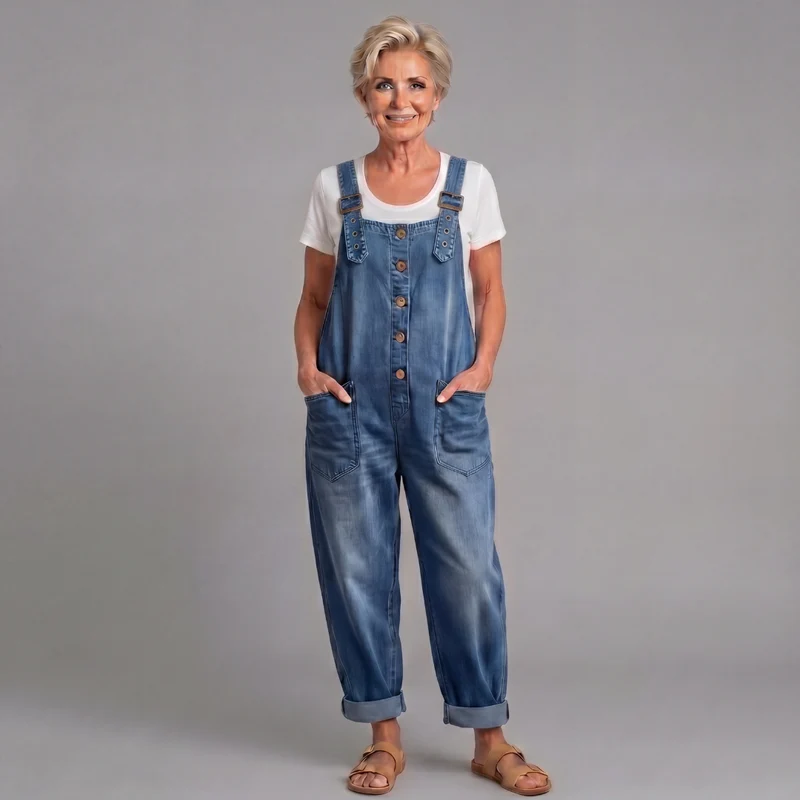Linnéa | Damen Latzhose Wide Leg Overall