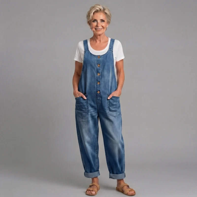 Linnéa | Damen Latzhose Wide Leg Overall