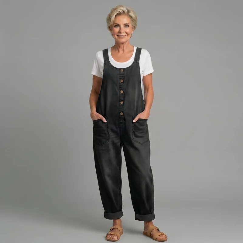 Linnéa | Damen Latzhose Wide Leg Overall