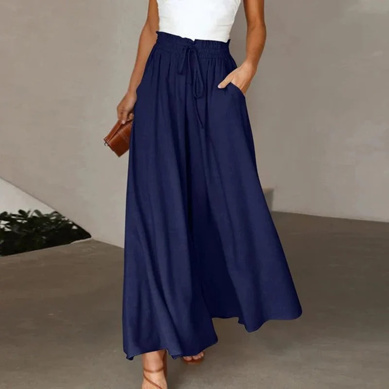 Lenara | Damen Weites Bein Zweiteiler Set