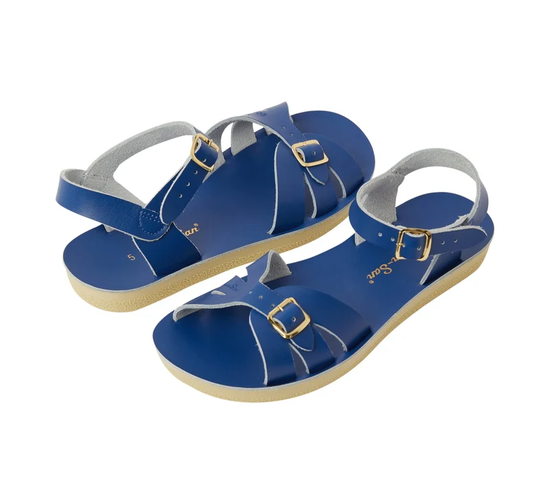 Salt Water Sandals Damen-Boardwalk-Sandale – Kobaltblau