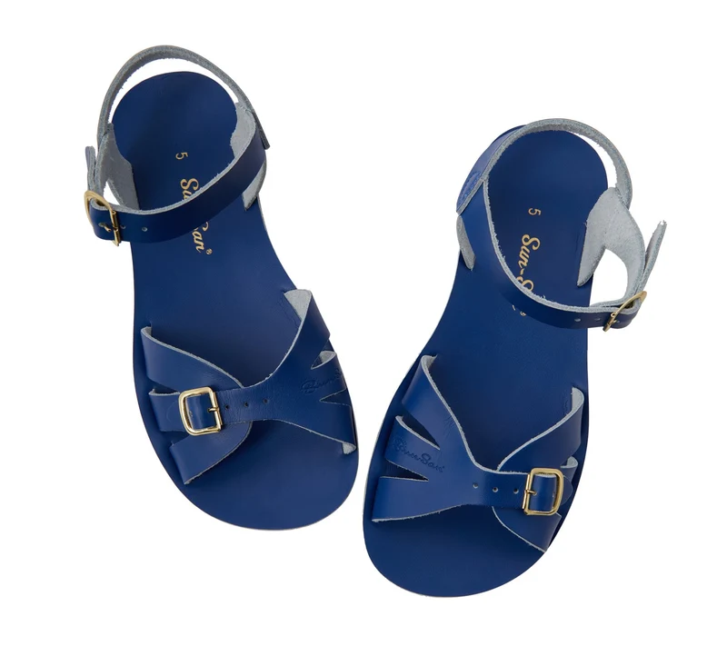 Salt Water Sandals Damen-Boardwalk-Sandale – Kobaltblau