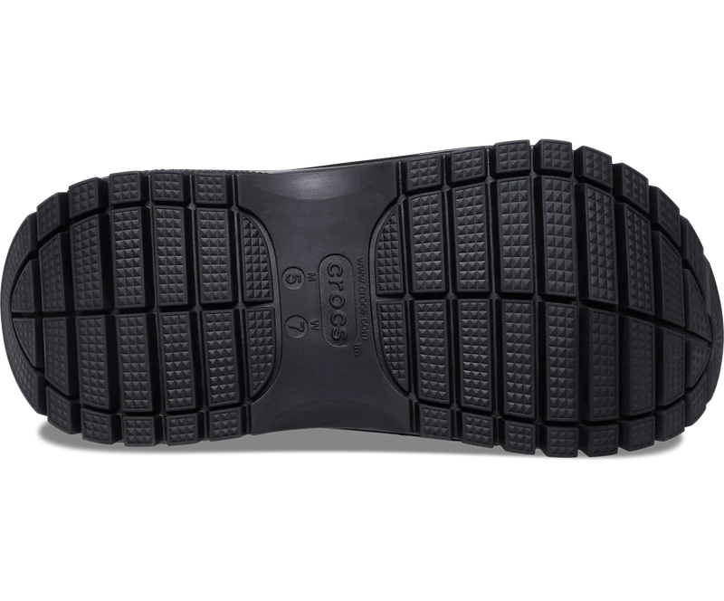 Crocs Unisex Classic Mega Crush Clog – Schwarz