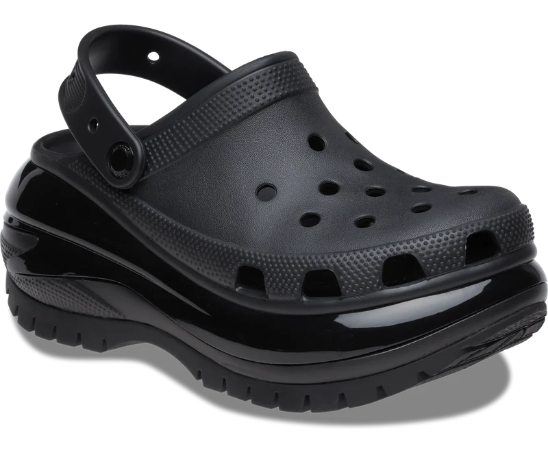 Crocs Unisex Classic Mega Crush Clog – Schwarz